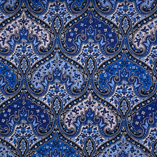 Indian style pattern - shade of blue