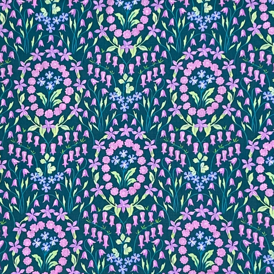 Damask floral pattern