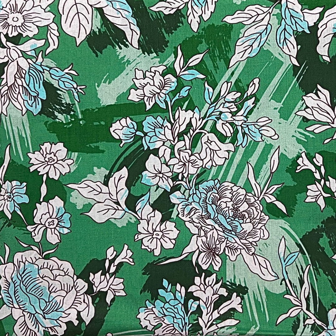 Classic floral -Mint