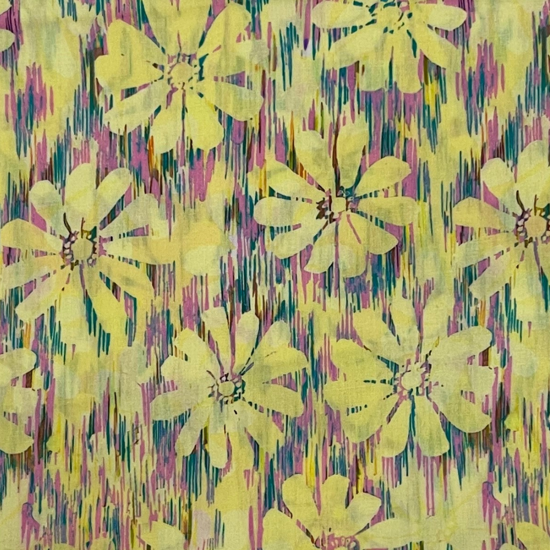 Flower-full yellow pattern