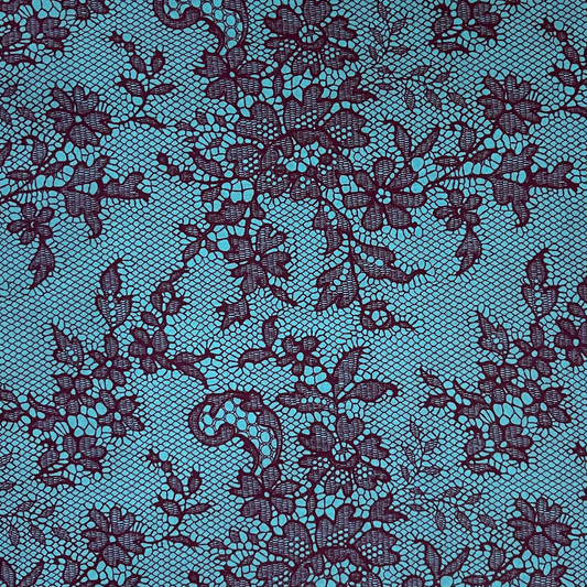 The Victorian lace - Aqua