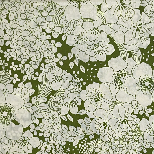 Monochromatic flower pattern