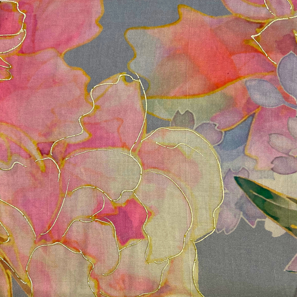 Glitter Floral cotton