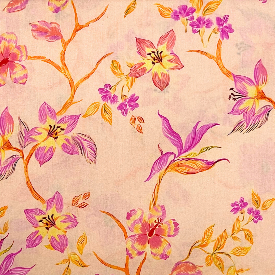 Fine floral pattern