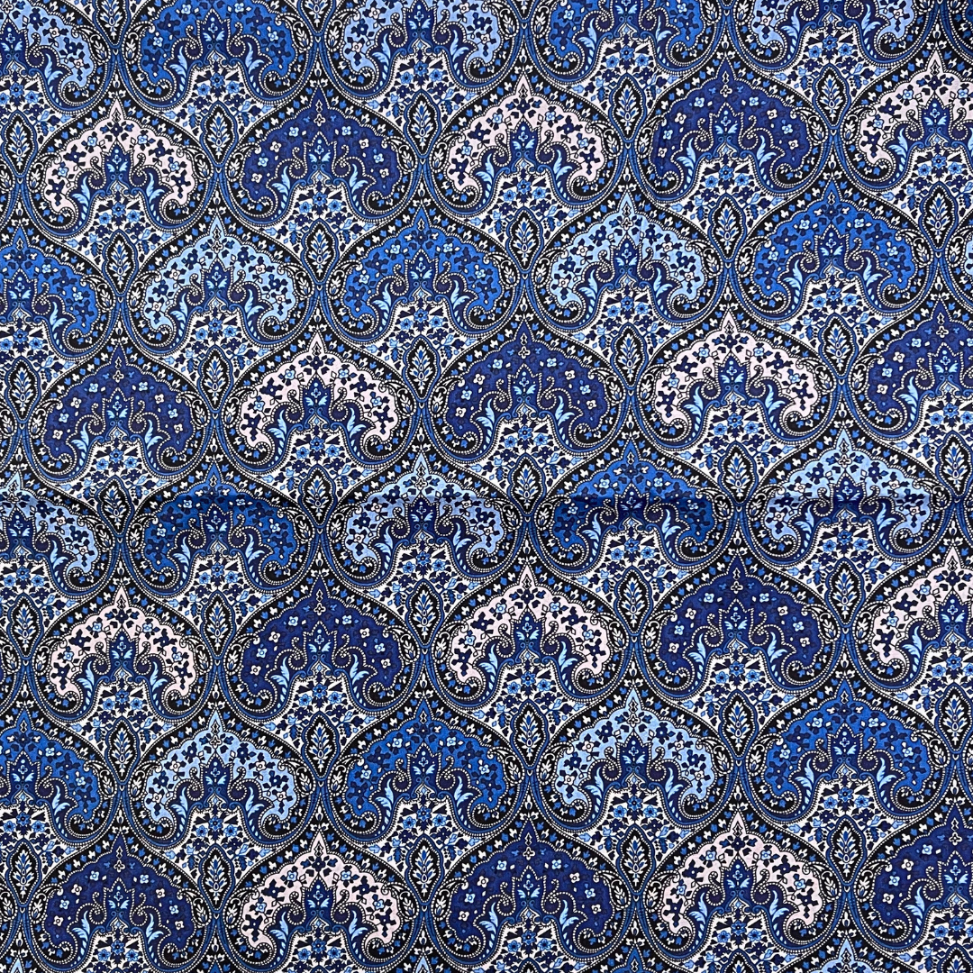 Indian style pattern - shade of blue